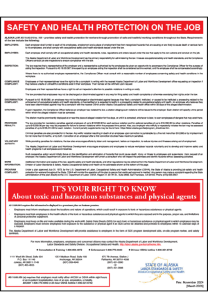 2018 Alaska Safety and Health Protection Peel 'N Post