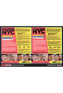 New York City Anti-Harassment Poster