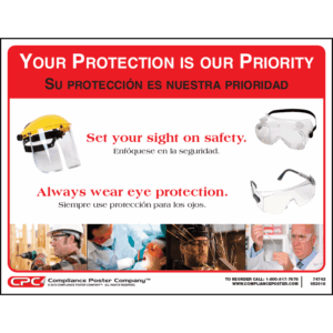 Eye and Face Protection Poster