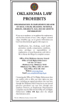 Oklahoma Law Prohibits Discrimination Poster Peel 'N Post