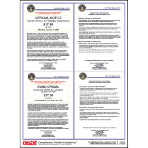 Daly City Minimum Wage Poster