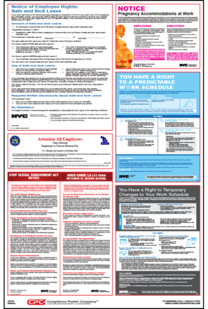 New York City Retail Workplace Poster