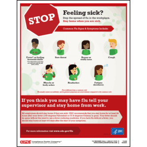 Stay at Home When You Are Sick Poster