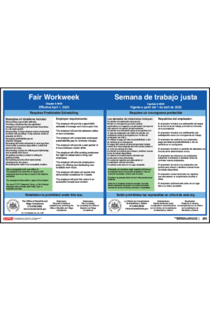 Philadelphia Fair Workweek Poster