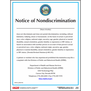Nevada Notice of Nondiscrimination