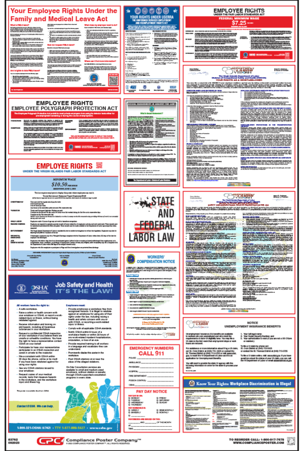 U.S. Virgin Islands All-On-One™ Labor Law Poster