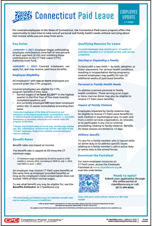 Connecticut Paid Leave Poster