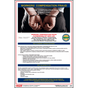 Ohio Workers' Compensation Fraud Poster