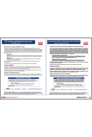 District of Columbia Family and Medical Leave Poster