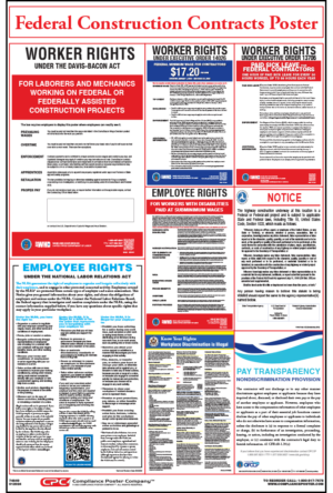 Federal Construction Contracts (Executive Order 14026) Poster