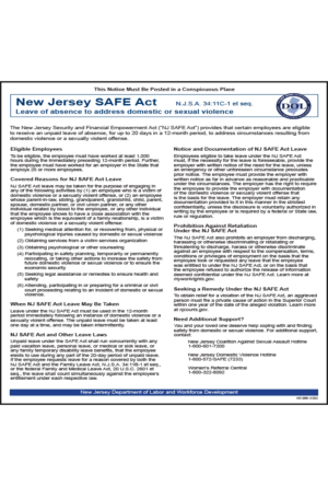 New Jersey 2023 SAFE Act Peel 'N Post™