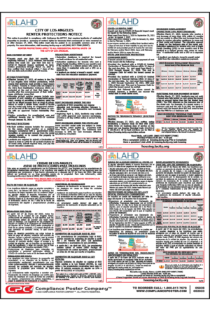 City of Los Angeles, CA Renter Protections Notice