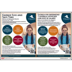 City of Bloomington, MN Paid Sick and Safe Time Poster