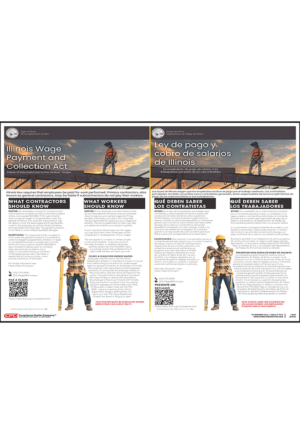 Illinois Construction Contractor Wage Payment and Collection Act Poster