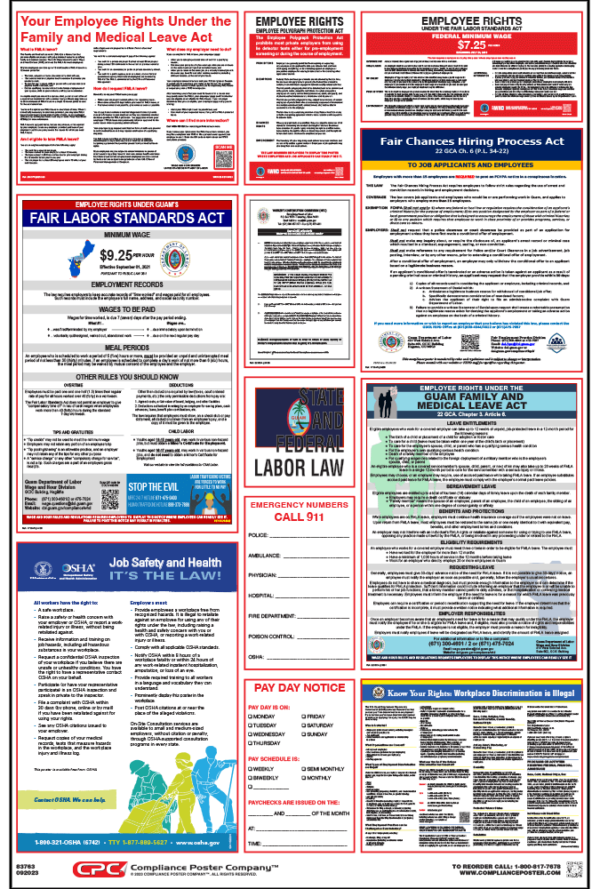 Guam All-On-One™ Labor Law Poster