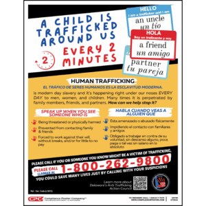 Delaware Human Trafficking Poster