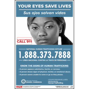 Kentucky Human Trafficking Poster