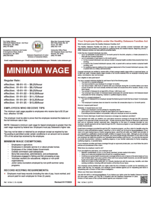 Delaware 2025 Paid Leave Peel 'N Post™
