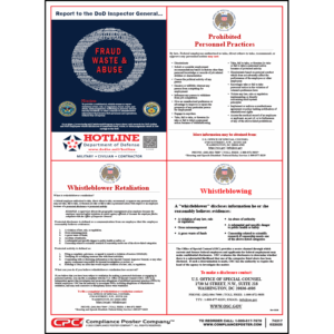 Department of Defense Federal Contractor Poster