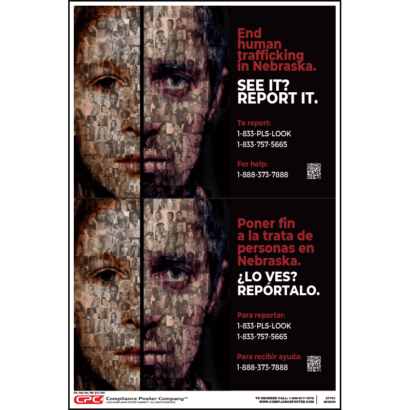 Nebraska Human Trafficking Poster