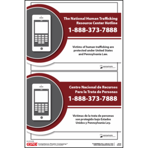 Pennsylvania Human Trafficking Poster