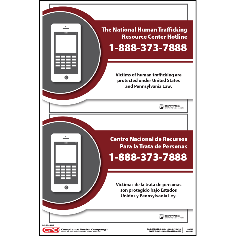 Pennsylvania Human Trafficking Poster