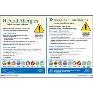 Rhode Island Food Allergy Poster