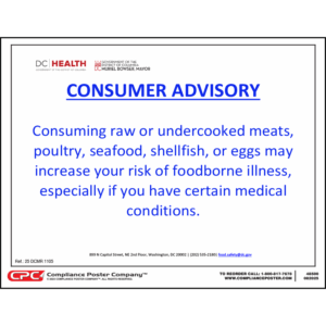 District of Columbia Consumer Advisory Notice